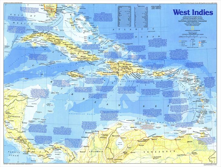 Mapy National Geographic. 539 map. Wysoka jakość - West Indies 1 1987.jpg